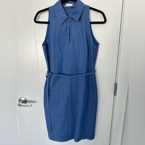 MaxMara Blue Collared Dress